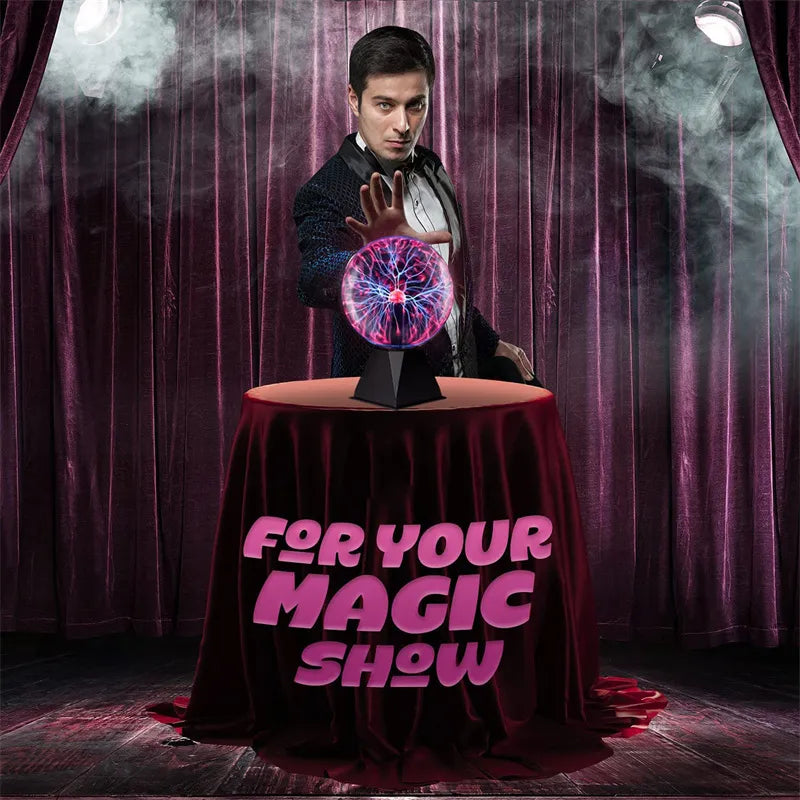 Magic Plasma Ball Lamp 3 Inch LED Atmosphere Night Light Touch sound