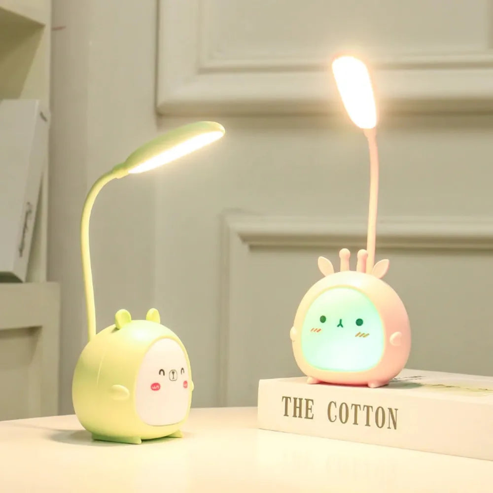 Desk Lamp Eye Protection Night Light Cartoon Desk Lamp Light for Children Kids Reading Study Bedroom Living Room