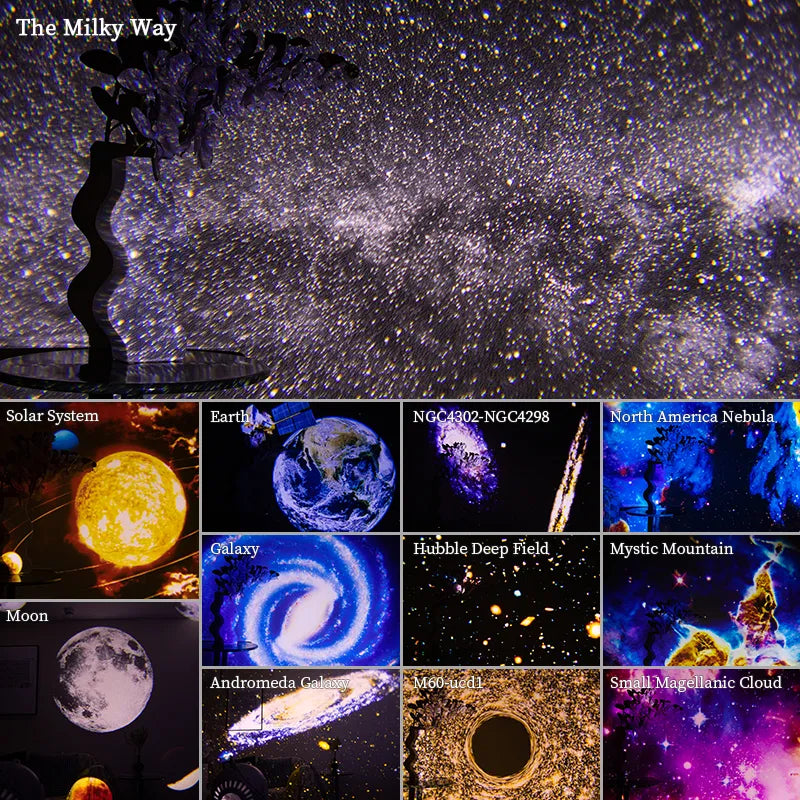 Projector Starry Sky Projector 360° Rotate Planetarium Lamp For Kids Bedroom