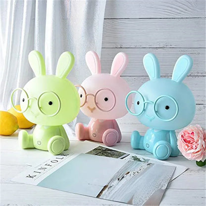 Bunny Cartoon LED Night Light Touch Table Lamp Baby Kids Room Bedside