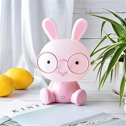 Bunny Cartoon LED Night Light Touch Table Lamp Baby Kids Room Bedside