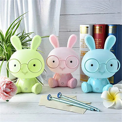 Bunny Cartoon LED Night Light Touch Table Lamp Baby Kids Room Bedside