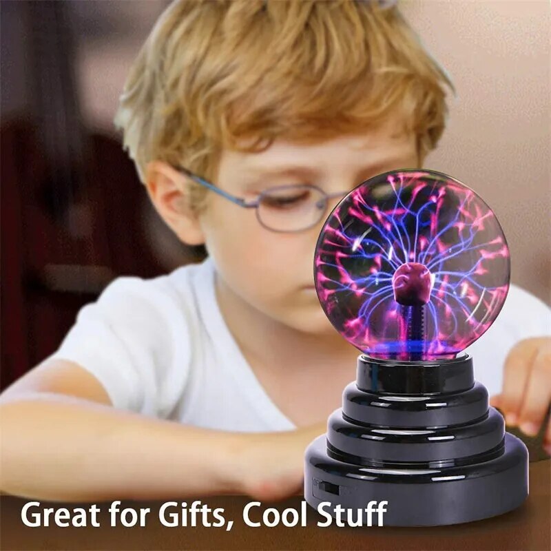 Magic Plasma Ball Lamp Touch Sensitive Atmosphere Night Light t