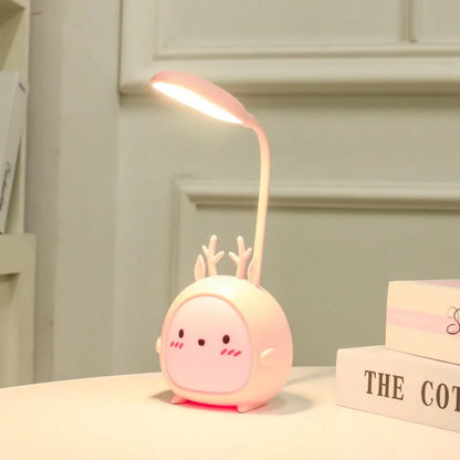 Desk Lamp Eye Protection  Night Light Cartoon Desk Lamp  Light for Children Kids Reading Study Bedroom Living Room