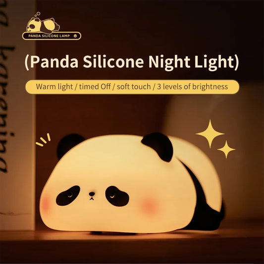 LED Night Light Touch Sensor Cartoon Kid's Nightlights Silicone