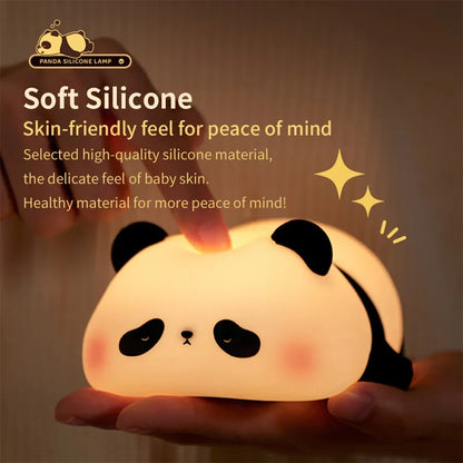 LED Night Light Touch Sensor Cartoon Kid's Nightlights Silicone